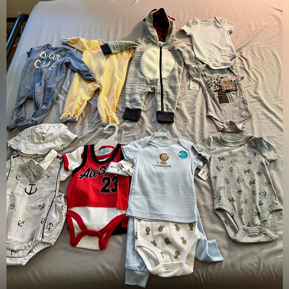 Lot of 3-6month baby boy clothes